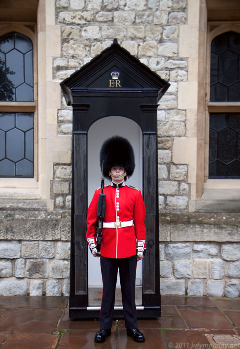 Guard at The Jewel House, Tower of London