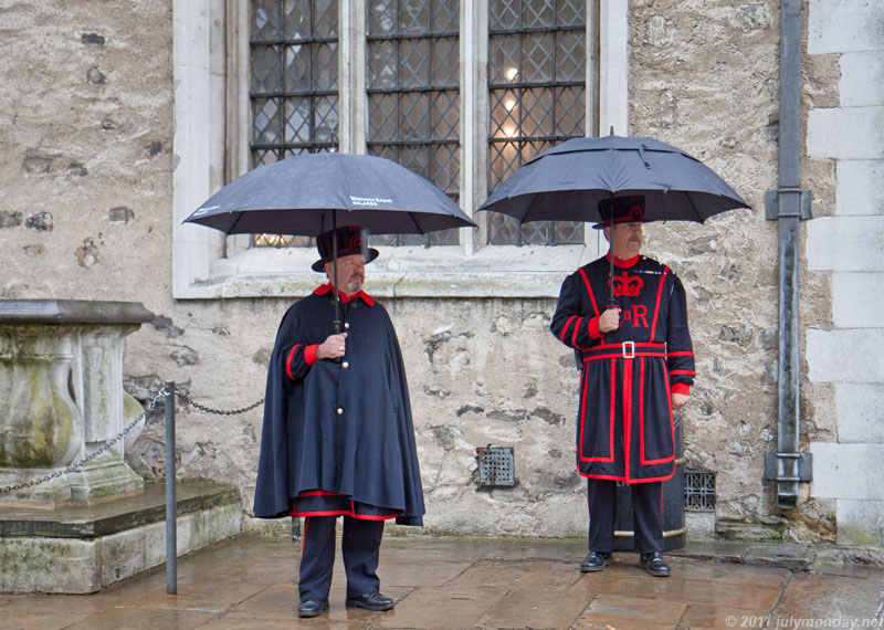 The Yeoman Warders at Chapel Royal, Tower of London