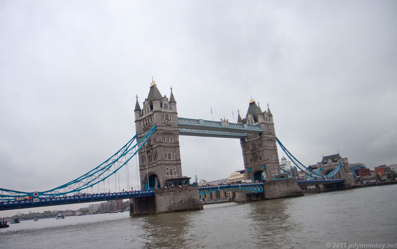 Tower Bridge in the rain